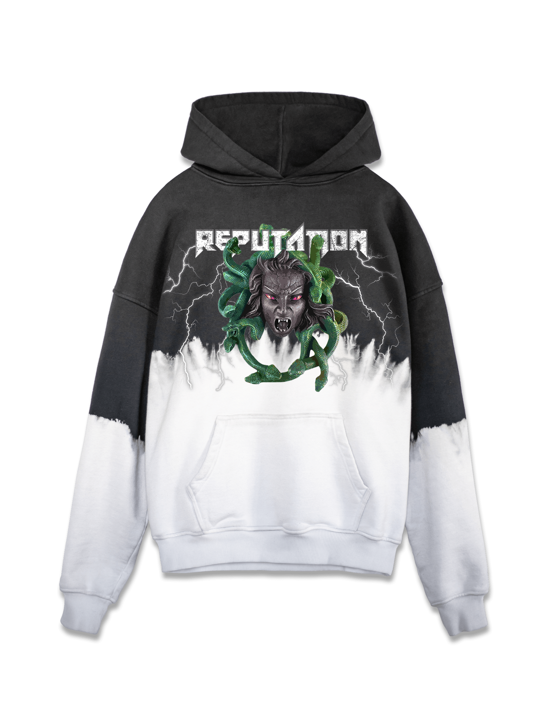 Vintage Dip Dye Hoodie - Medusa