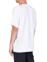 Mesh Layered Tee - White