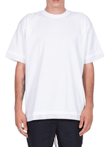Mesh Layered Tee - White