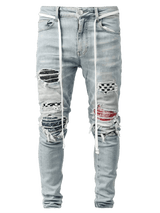 Biker Patch Denim - Multi