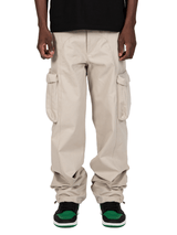 Sand Colored Acro Cargo Pants From Front