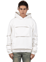 Multi Pocket Hoodie - Off-White
