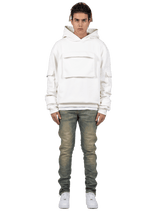 Multi Pocket Hoodie - Off-White