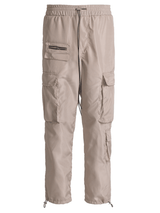 Nylon Cargo Pants - Beige