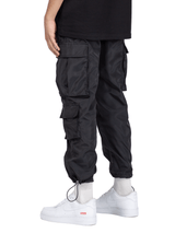 Nylon Cargo Pants - Black