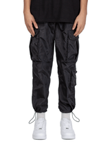 Nylon Cargo Pants - Black