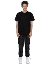 Nylon Cargo Pants - Black