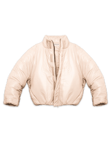 Oversized Puffer Jacket - Cream