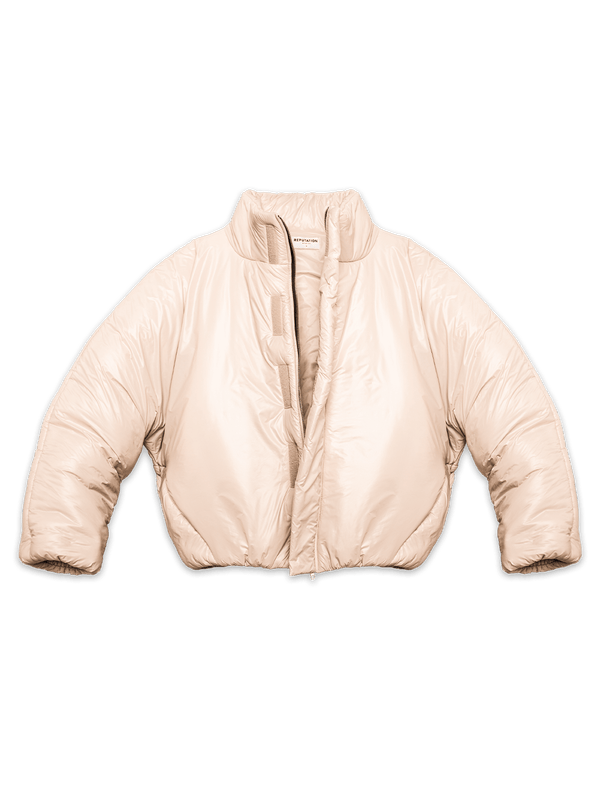 Oversized Puffer Jacket - Cream