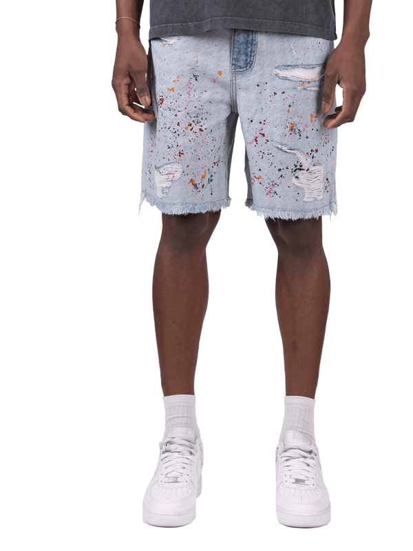Painter Shorts - Light Wash