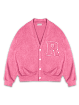 Knit Cardigan - Hot Pink