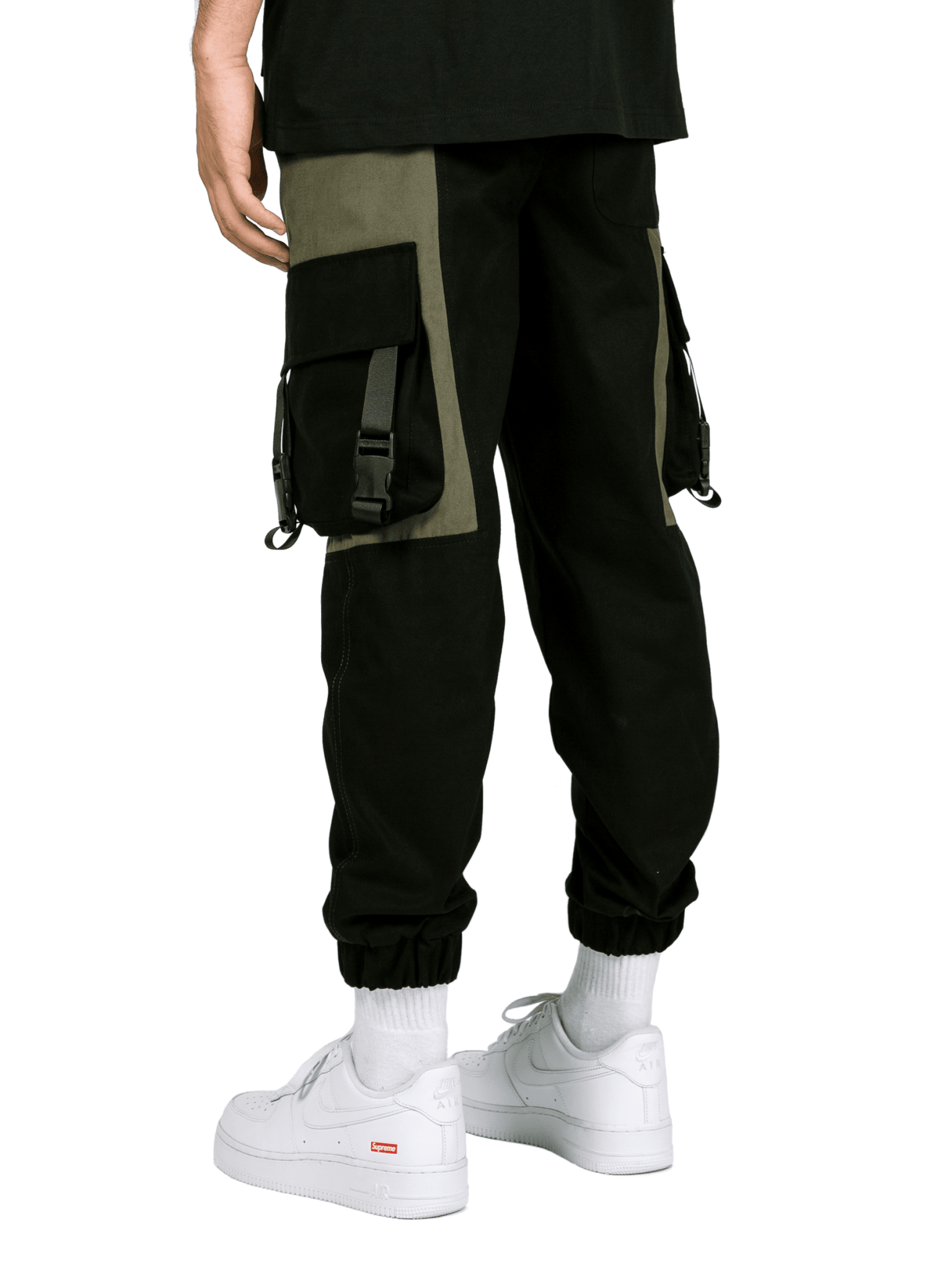 Pocket Cargo Pants - Black - Reputation Studios