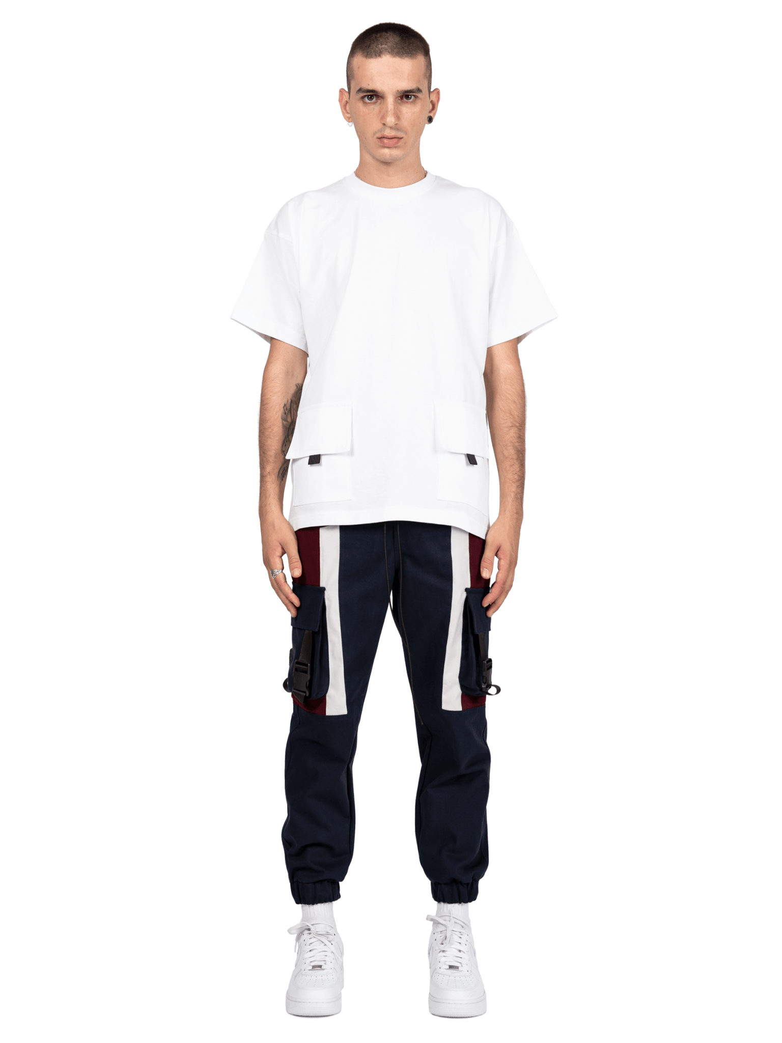 Pocket Cargo Pants - Navy - Reputation Studios