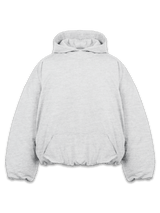 Puffer Hoodie - Heather Grey