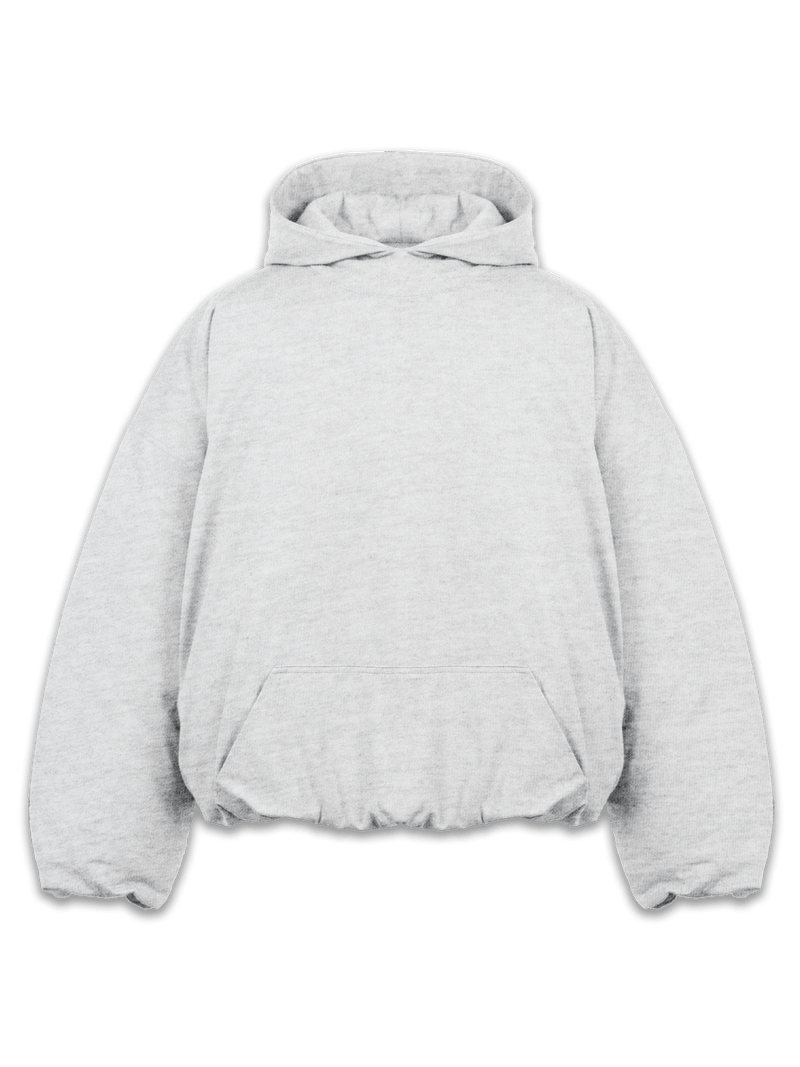 Puffer Hoodie - Heather Grey