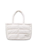 Puffer Tote Bag - Off White
