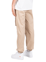 Reflective Front Pocket Pants - Beige