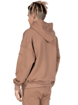 Repaired Hoodie - Clay