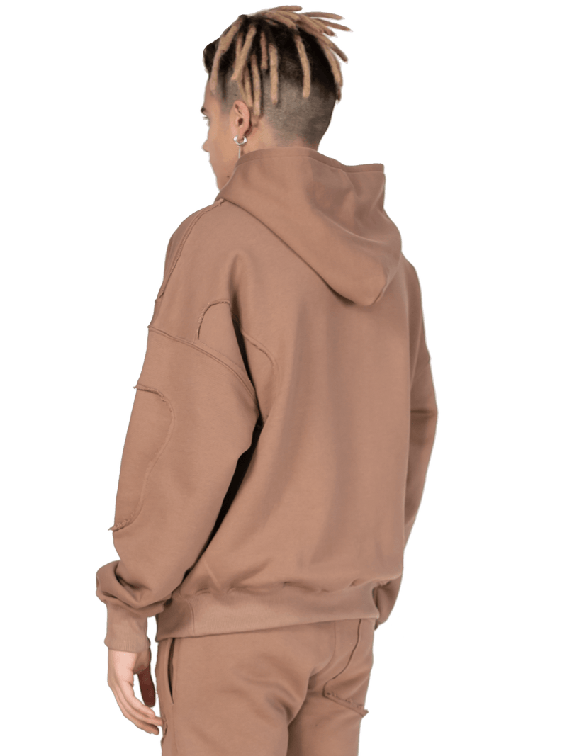 Repaired Hoodie - Clay