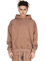 Repaired Hoodie - Clay