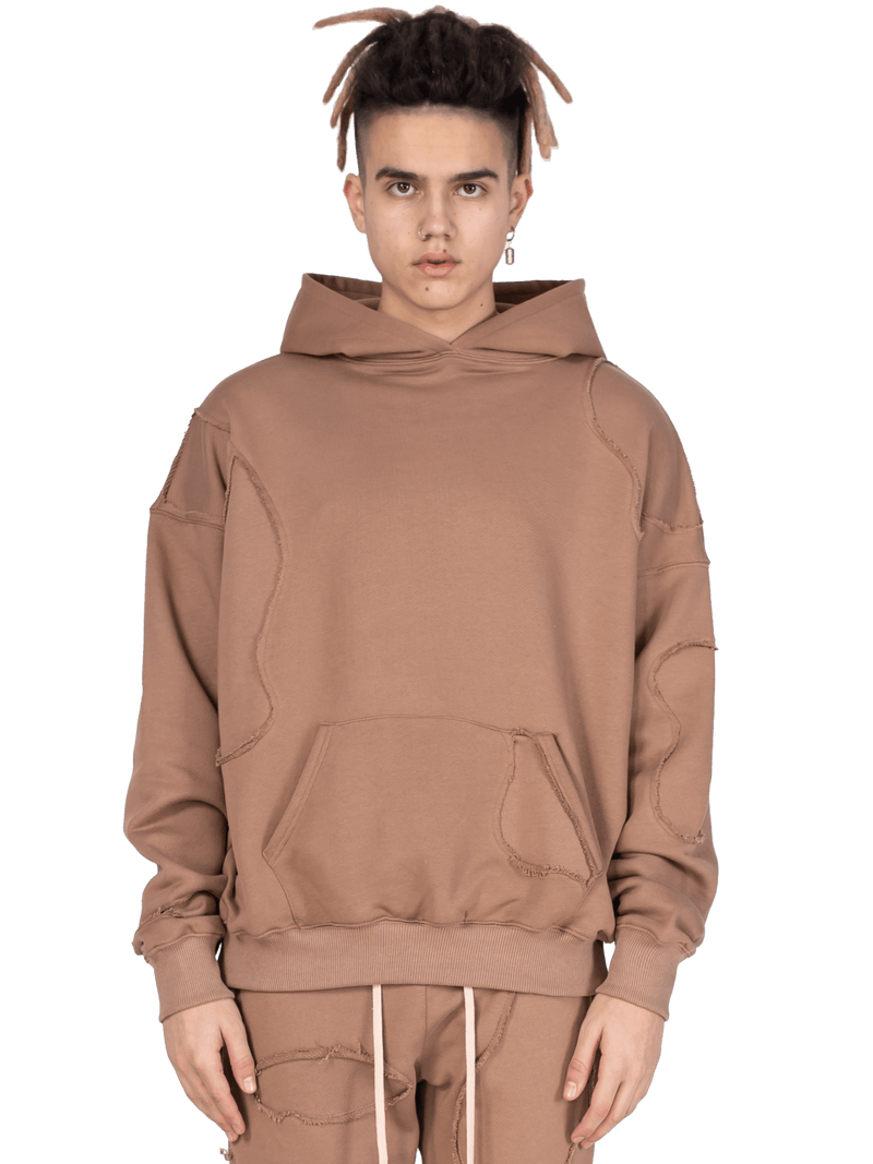 Repaired Hoodie - Clay