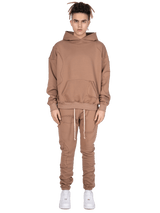 Repaired Hoodie - Clay