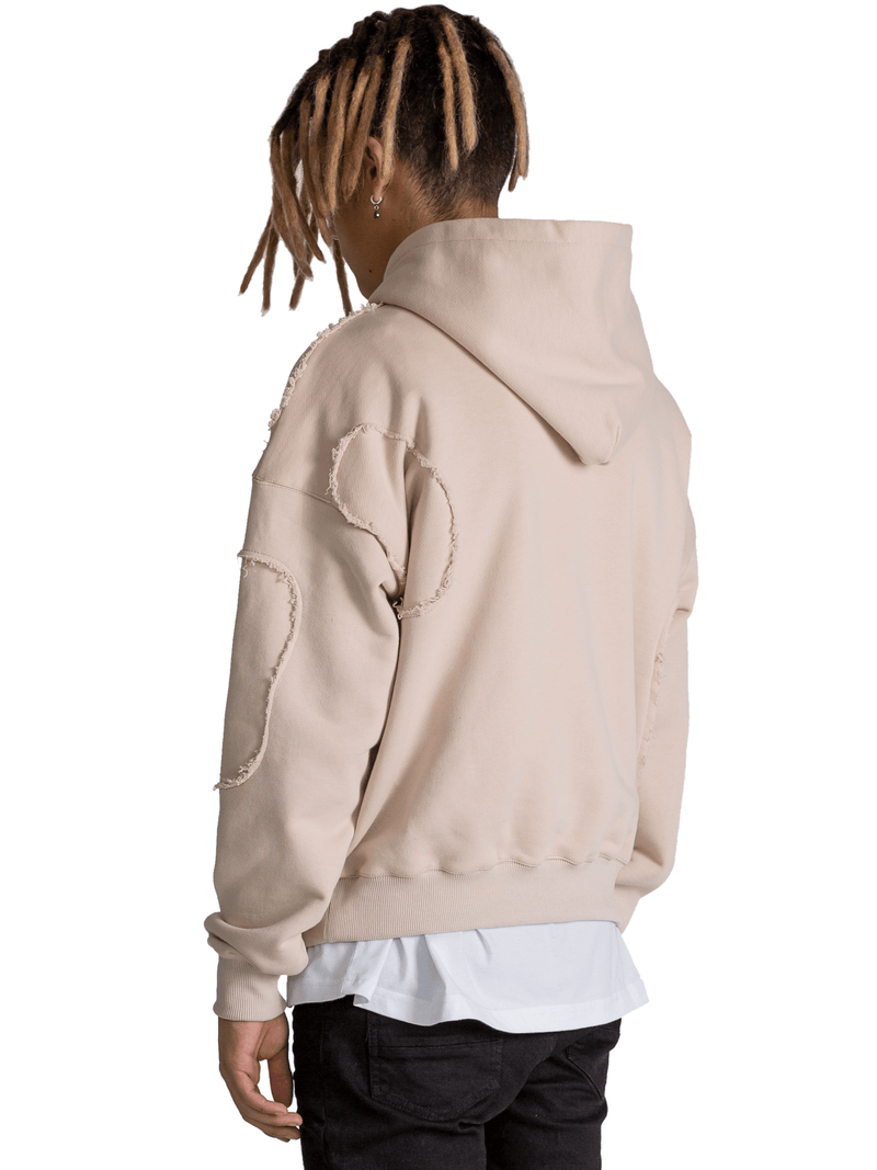 Repaired Hoodie - Beige
