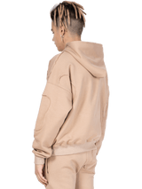 Repaired Hoodie - Sand