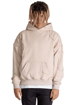 Repaired Hoodie - Beige