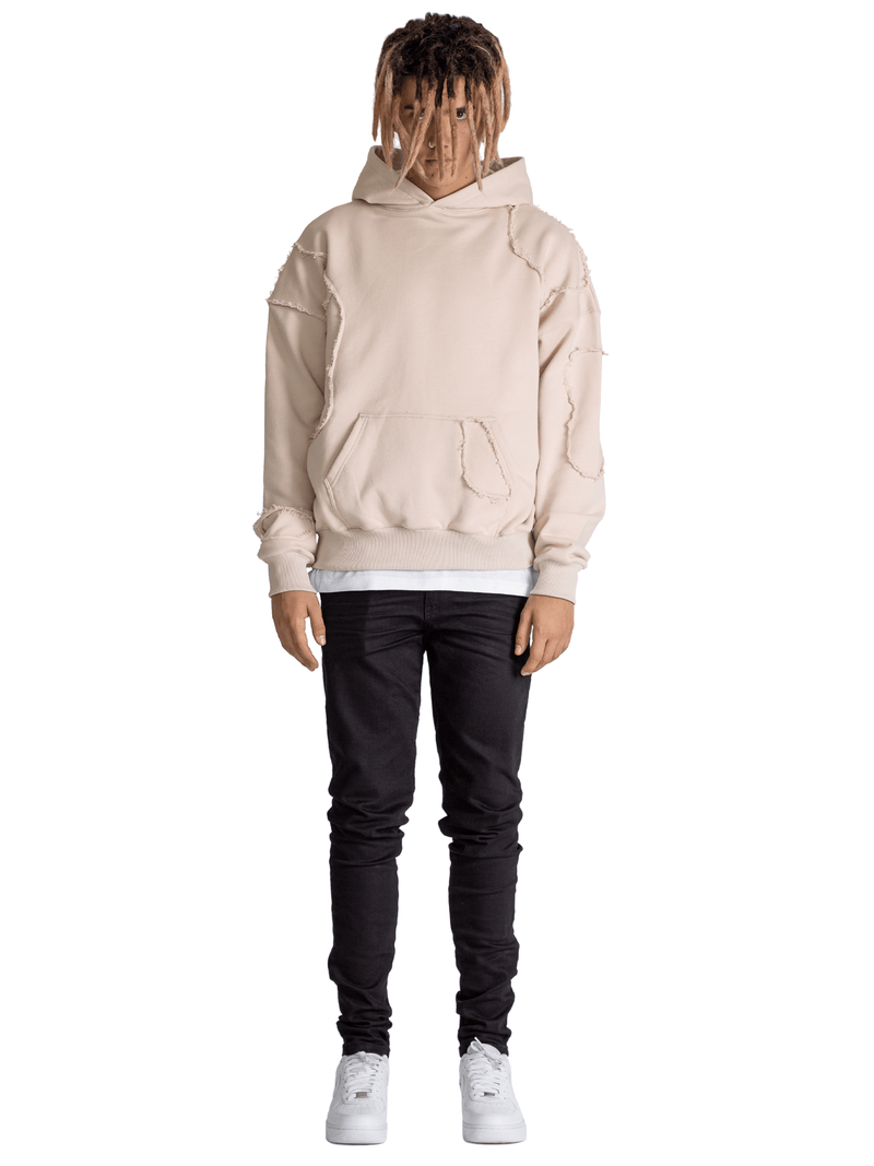Repaired Hoodie - Beige
