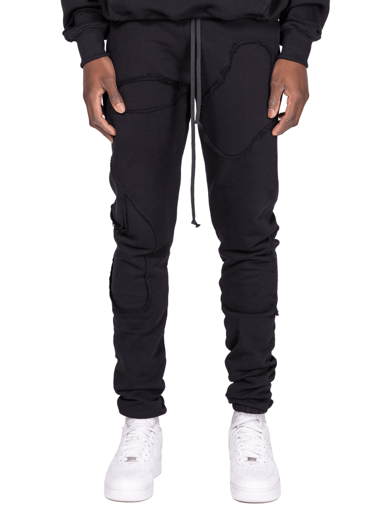 Repaired Sweatpants - Obsidian