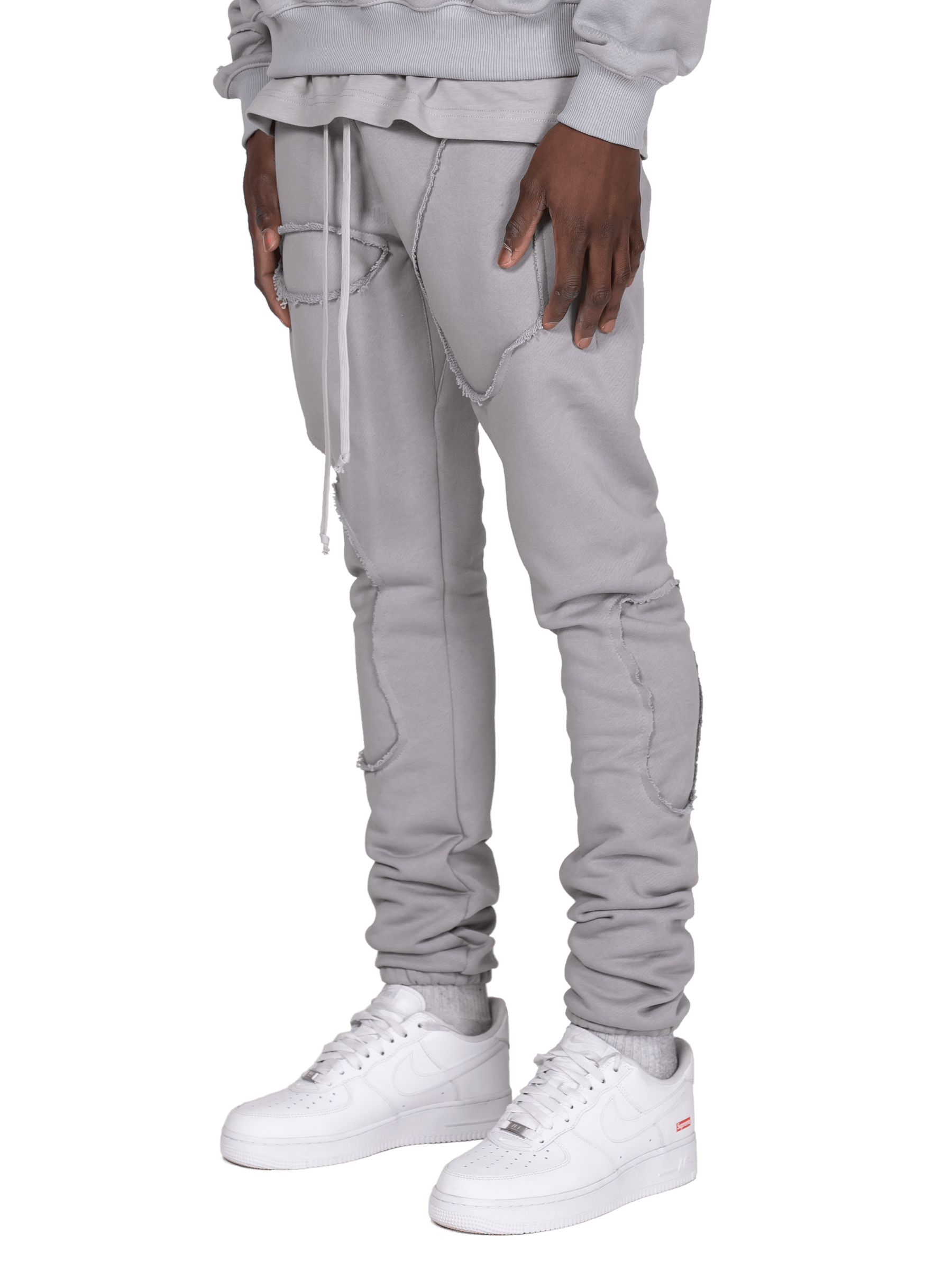 Repaired Sweatpants - Stone