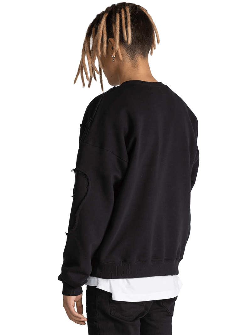 Repaired Sweater - Black