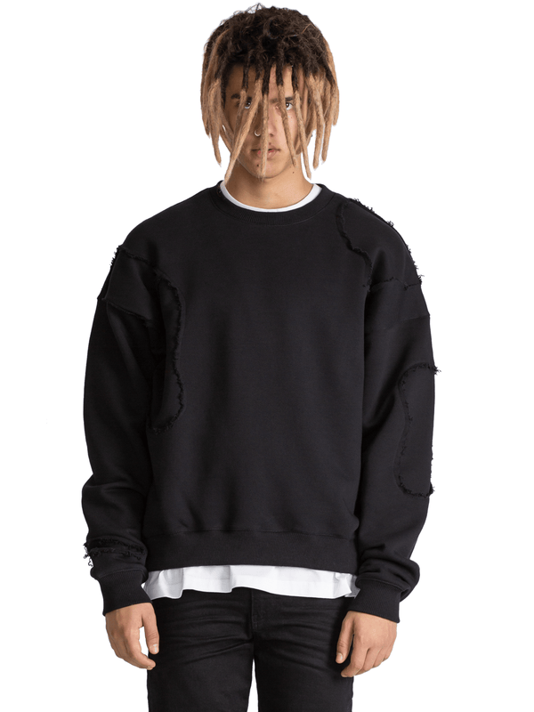 Repaired Sweater - Black