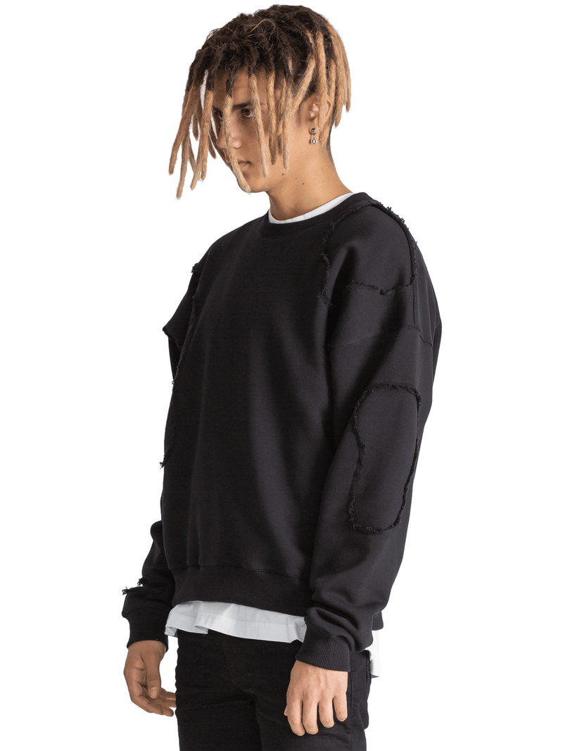 Repaired Sweater - Black