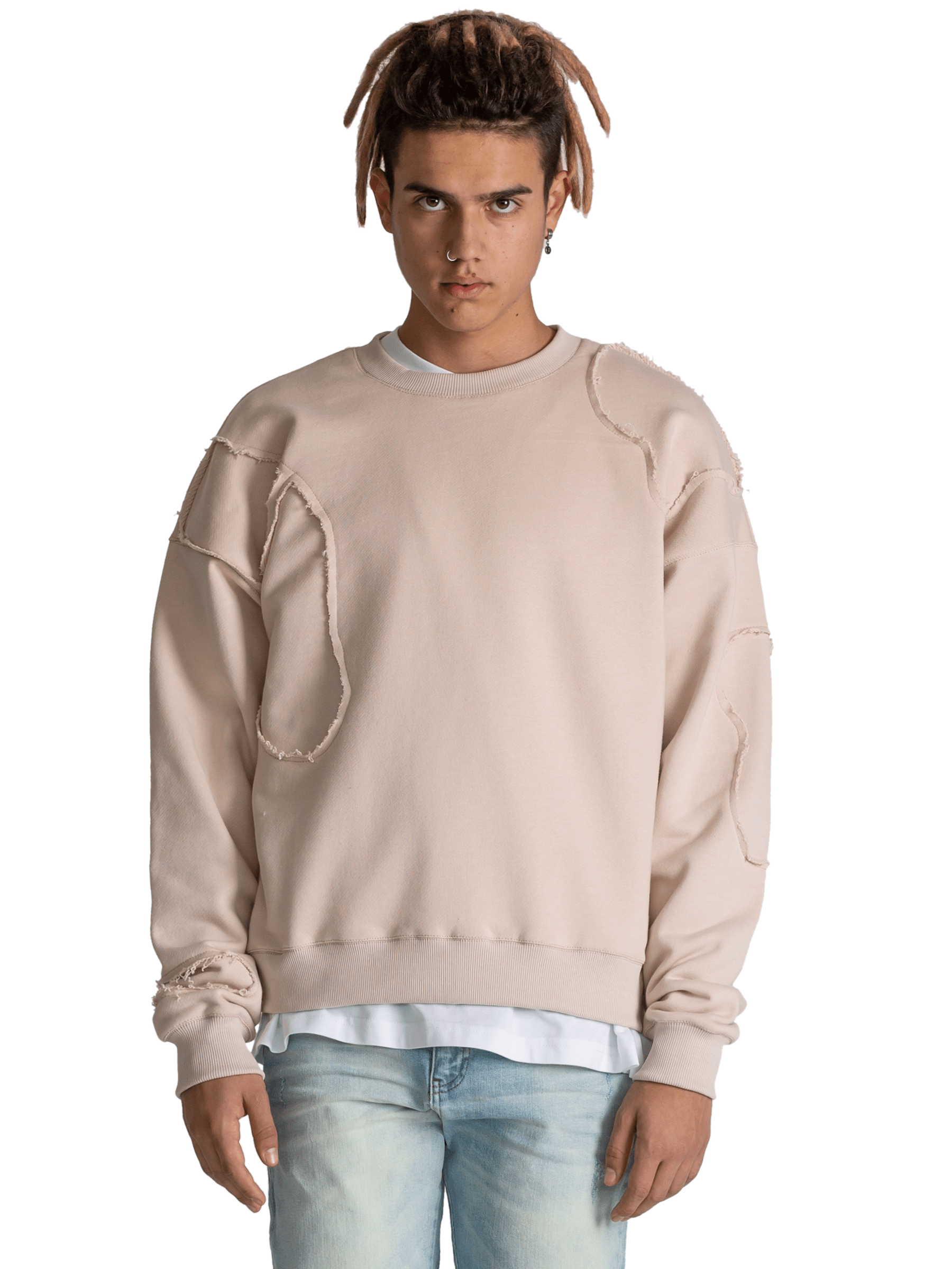 Repaired Sweater - Beige