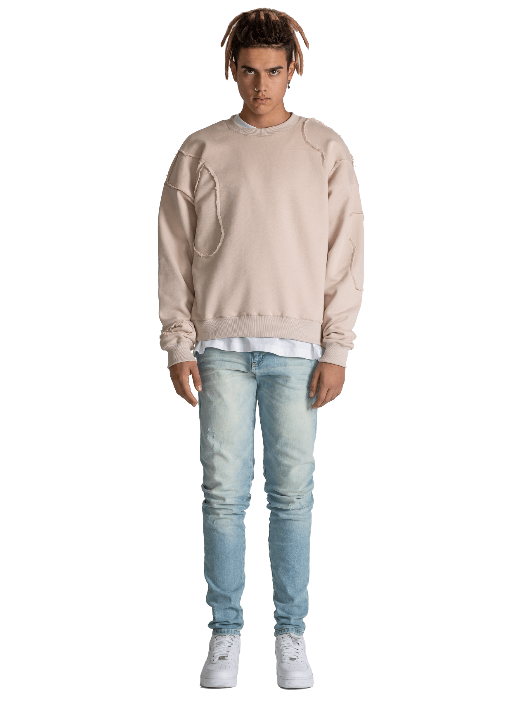 Repaired Sweater - Beige