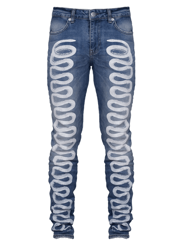 Serpent Denim - Mid Blue