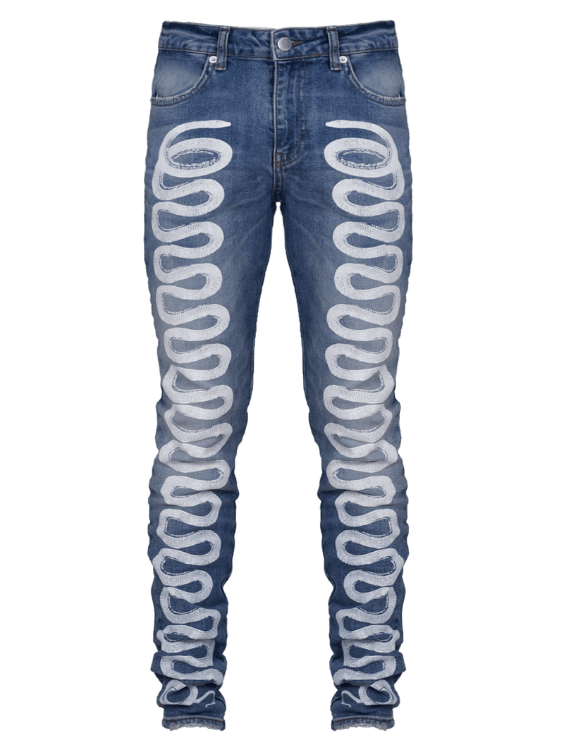 Serpent Denim - Mid Blue