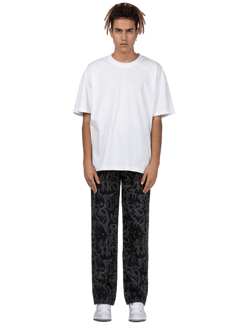 Graffiti Denim - Black