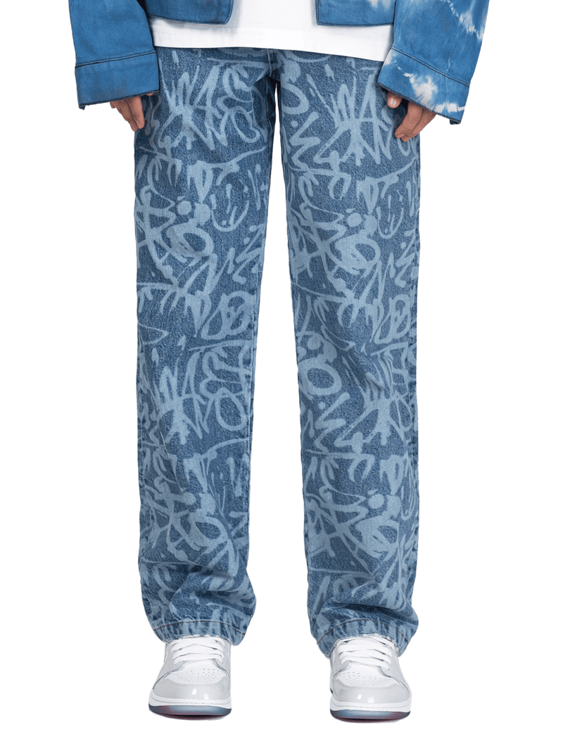 Graffiti Denim - Light Stone