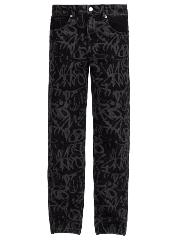 Graffiti Denim - Black
