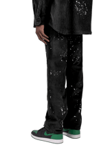 Splatter Cord Pants - Black