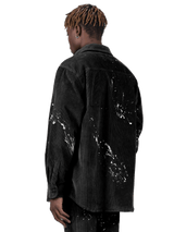 Splatter Cord Shirt - Black