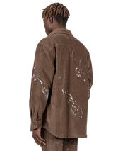 Splatter Cord Shirt - Olive