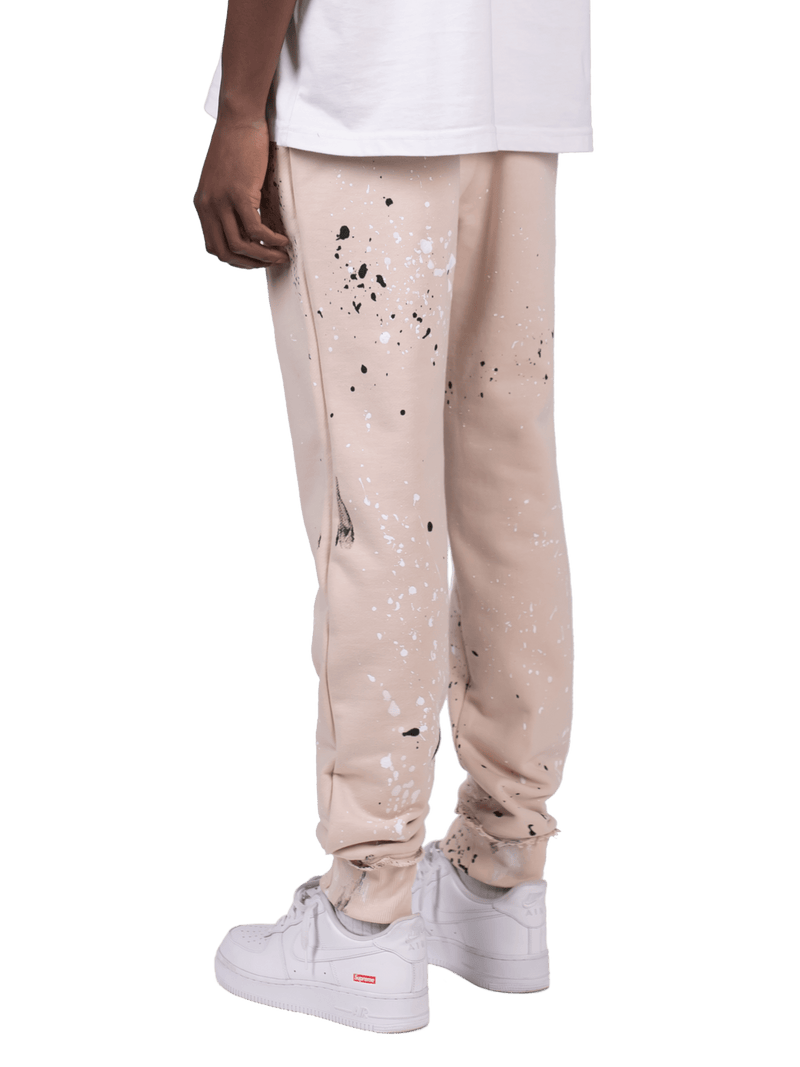 Splatter Sweatpants - Sand