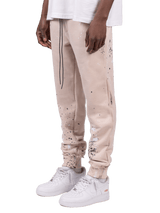 Splatter Sweatpants - Sand