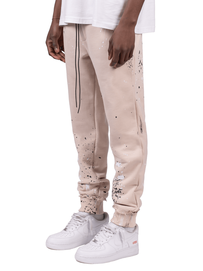 Splatter Sweatpants - Sand