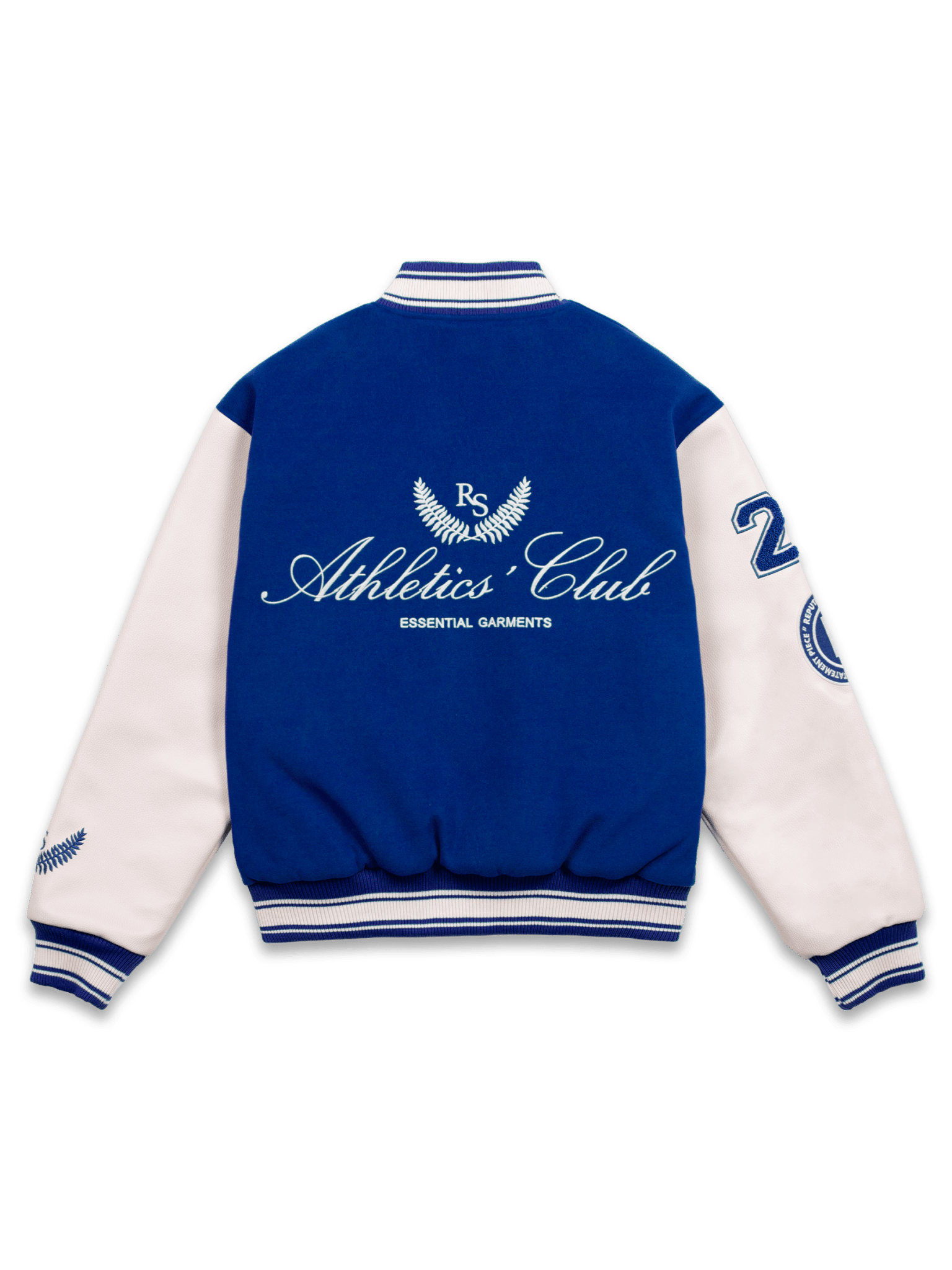 "Statement Piece" Varsity Jacket - Royal Blue - Reputation Studios
