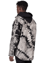 Oversized Tie Dye Shirt - Black